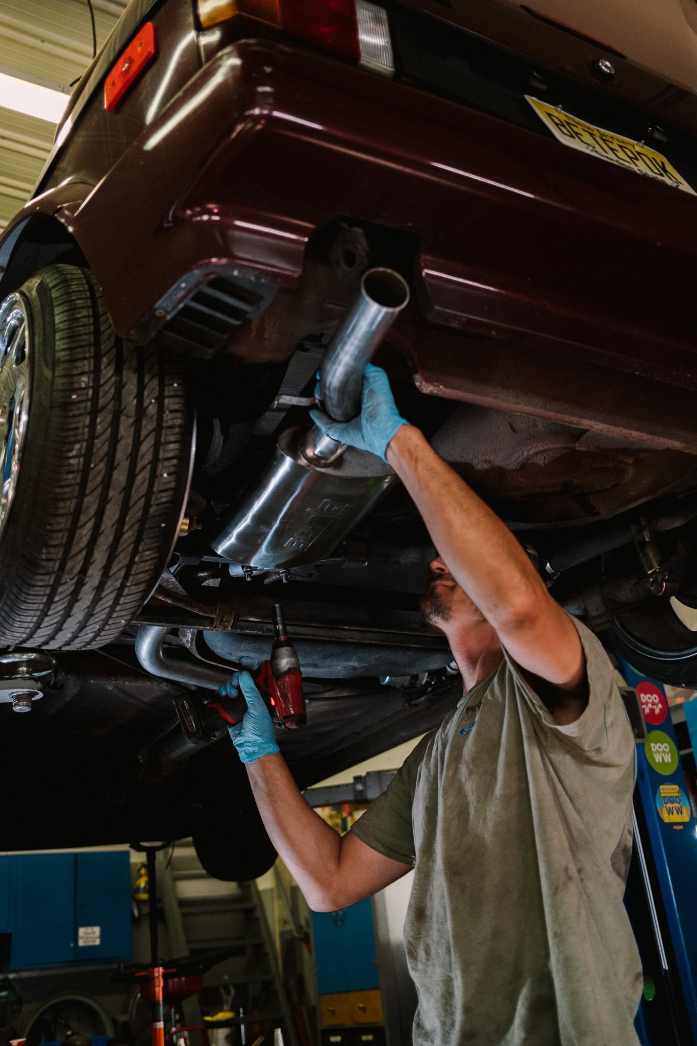 Under the truck
